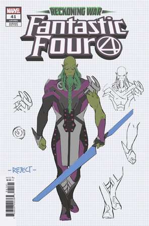 FANTASTIC FOUR #41 SILVA CONCEPT ART 1:10 RATIO VARIANT