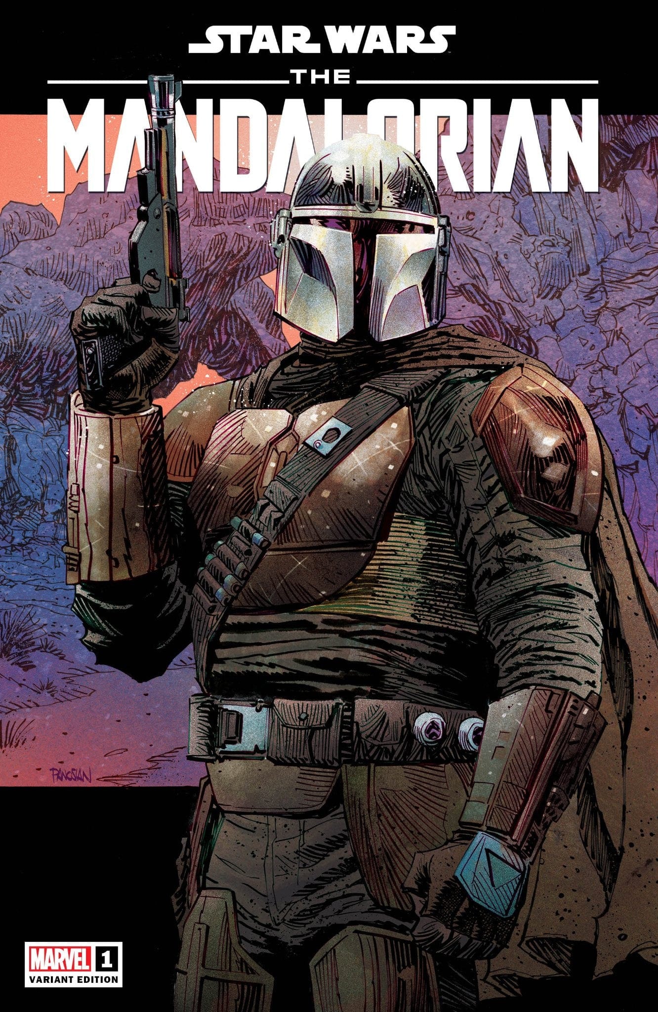 Star Wars The Mandalorian #1 Dan Panosian Trade Dress Variant