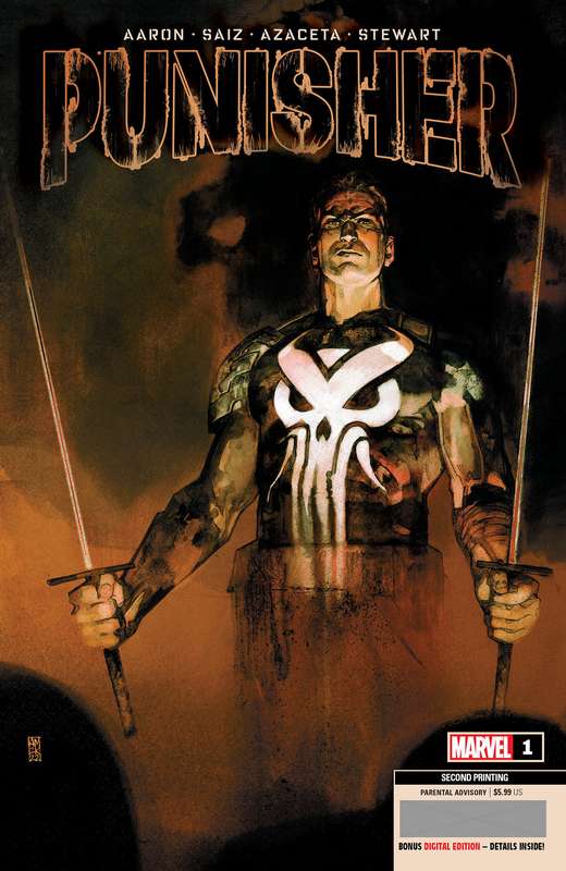 PUNISHER #1 MALEEV 2ND PRINTING VARIANT