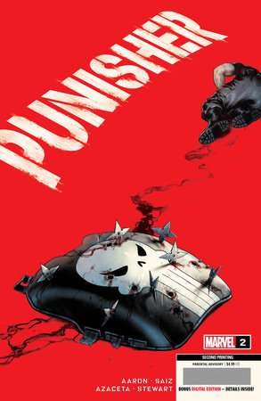 PUNISHER #2 SAIZ #2ND PRINTING VARIANT