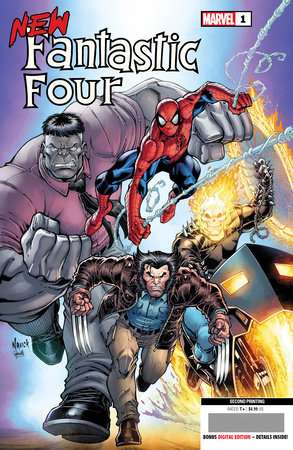 NEW FANTASTIC FOUR #1 NAUCK 2ND PRINTING VARIANT