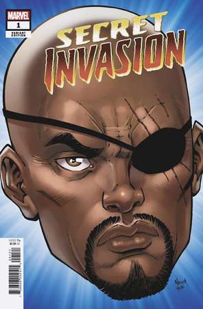 SECRET INVASION #1 NAUCK HEADSHOT VARIANT