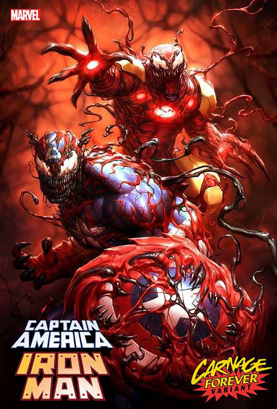 CAPTAIN AMERICA/IRON MAN #5 KUNKKA CARNAGE FOREVER VARIANT