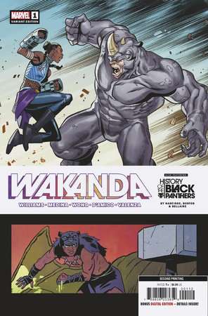 WAKANDA #1 MEDINA 2ND PRINTING VARIANT