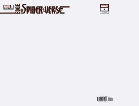 EDGE OF SPIDER-VERSE #1 BLANK COVER VARIANT