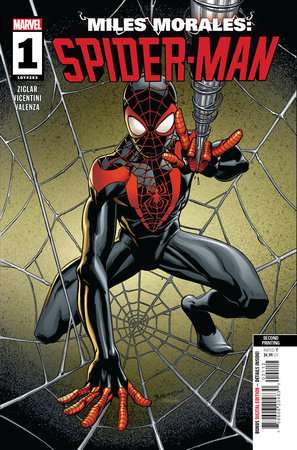 MILES MORALES: SPIDER-MAN #1 BAGLEY 2ND PRINTING VARIANT