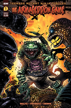 Teenage Mutant Ninja Turtles: The Armageddon Game ##1 Variant B (Eastman)