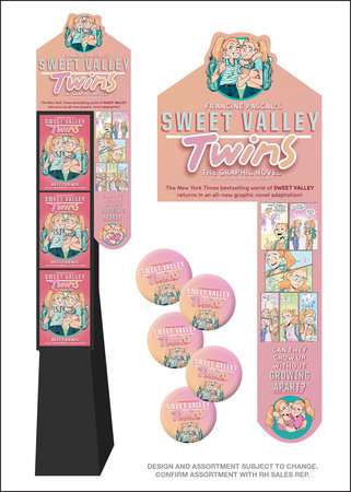 Sweet Valley Twins: Best Friends 9-Copy Solid Floor Display with Buttons