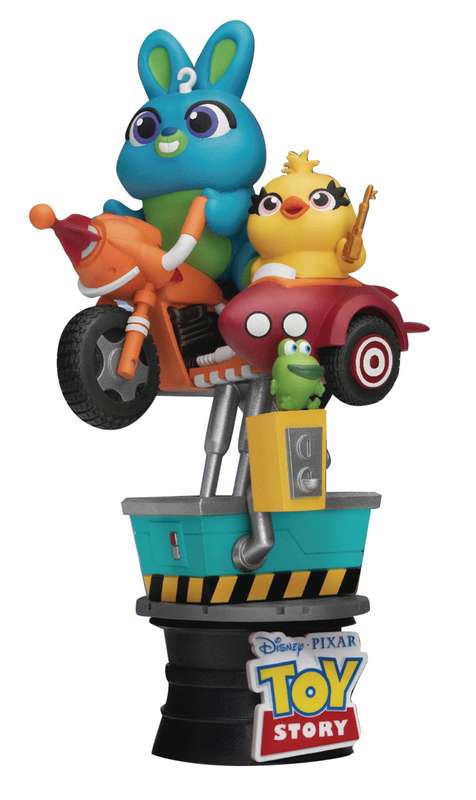 COIN RIDE DS-062 BUNNY & DUCKY D-STAGE SER 6IN STATUE