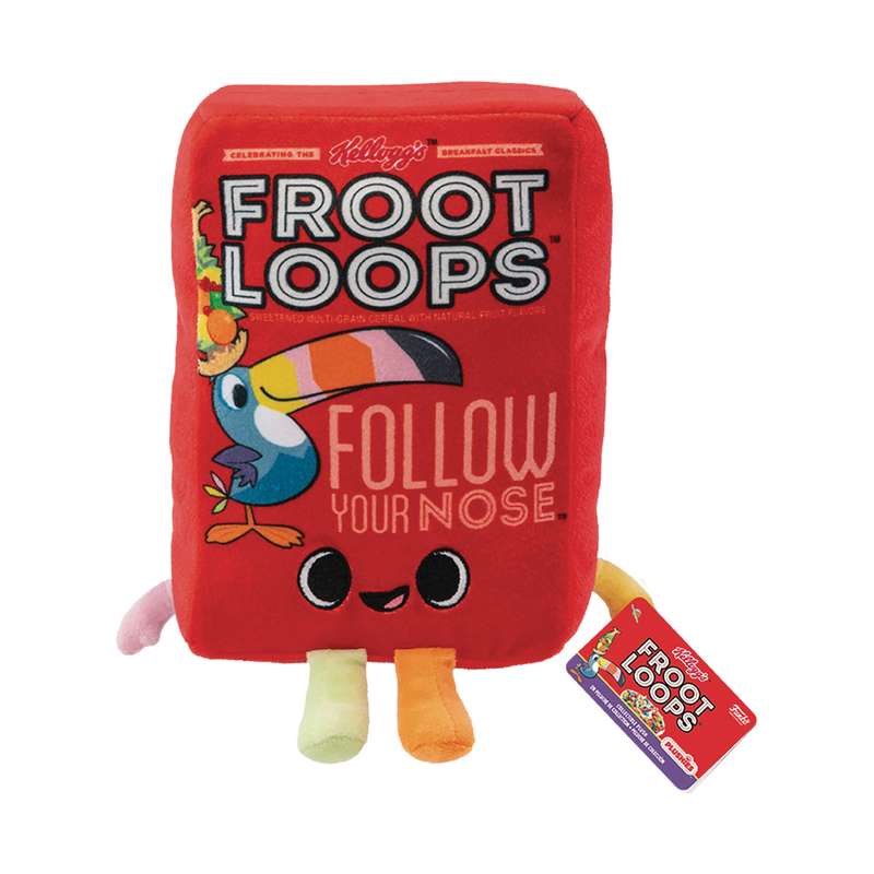 FUNKO KELLOGGS FROOT LOOPS CEREAL BOX PLUSH