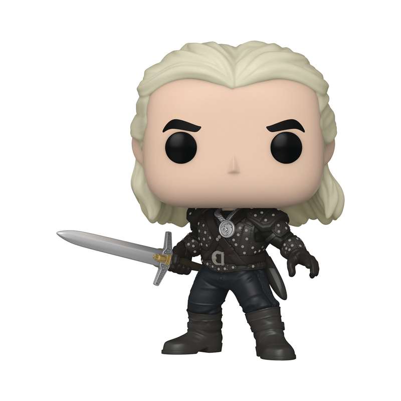 POP TV WITCHER GERALT W/ CHASE VINYL FIGURE