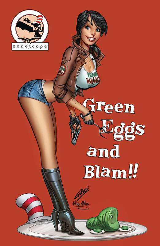 MAN GOAT & BUNNYMAN GREEN EGGS & BLAM #1 CVR D 1:10 FOC RATIO VARIANT