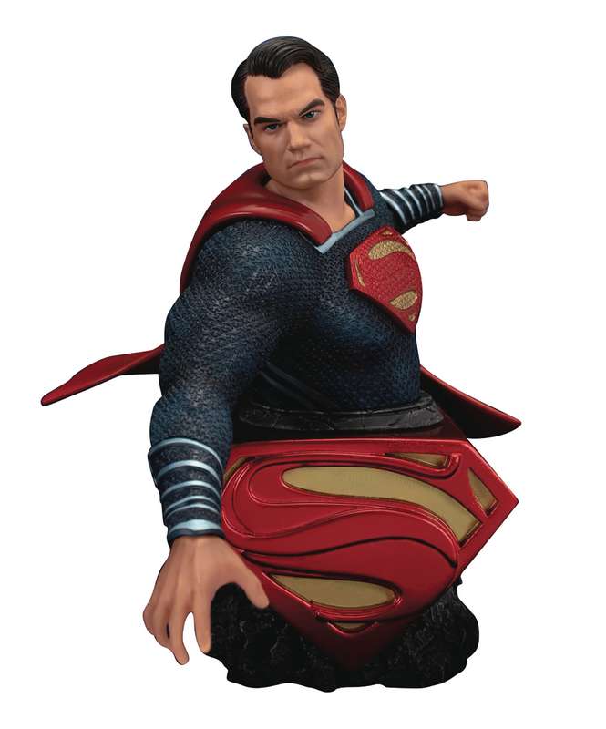 JUSTICE LEAGUE BUST SER SUPERMAN PX PVC BUST