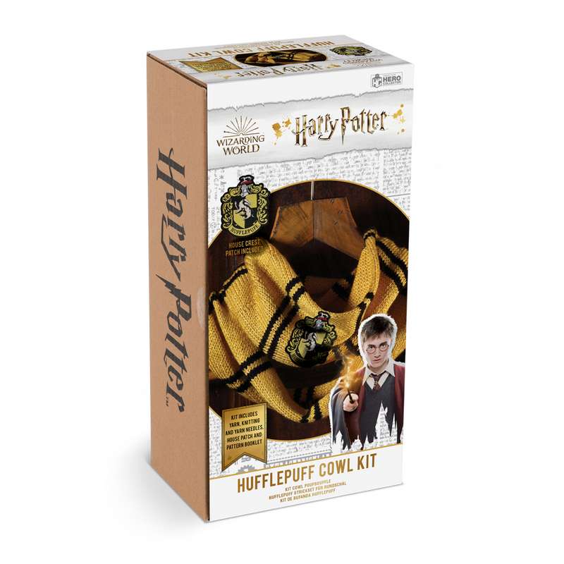 HP WIZARDING WORLD KNIT KIT HUFFLEPUFF HOUSE SNOOD