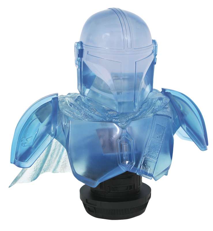 SDCC 2021 STAR WARS MANDALORIAN L3D LIGHT FEATURE 1/2 SCALE BUST