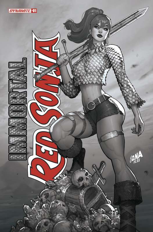 IMMORTAL RED SONJA #1 CVR I 1:25 RATIO VARIANT NAKAYAMA LINE ART