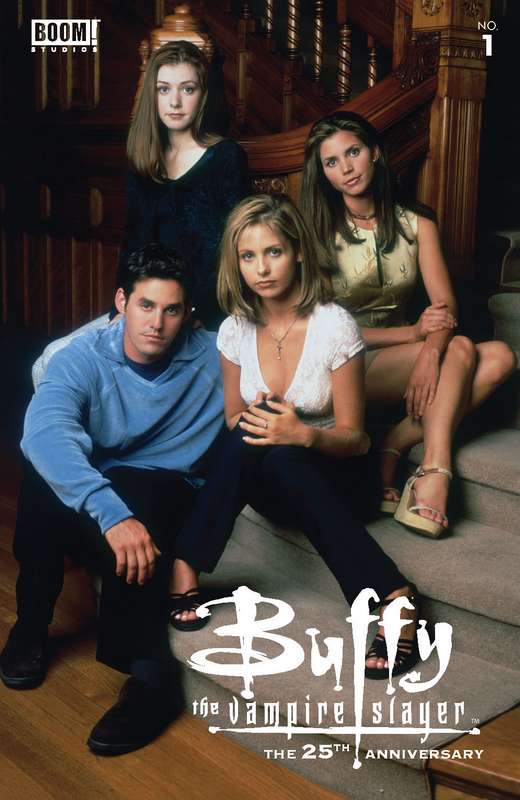 BUFFY VAMPIRE SLAYER 25TH ANNIV #1 CVR F SCOOBY GANG PHOTO