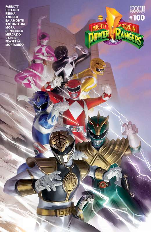 MIGHTY MORPHIN POWER RANGERS #100 CVR C WRAP VARIANT MERCADO