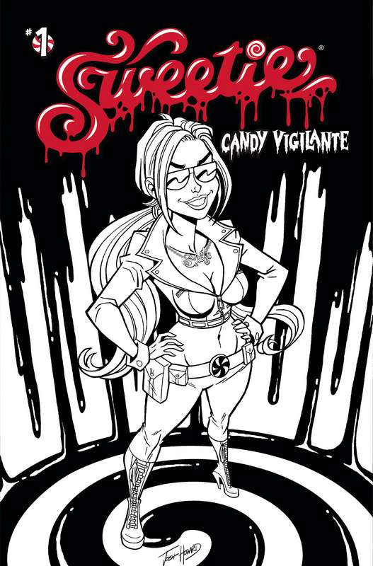 SWEETIE CANDY VIGILANTE #1 CVR I 1:10 FOC RATIO VARIANT HOWARD B&W