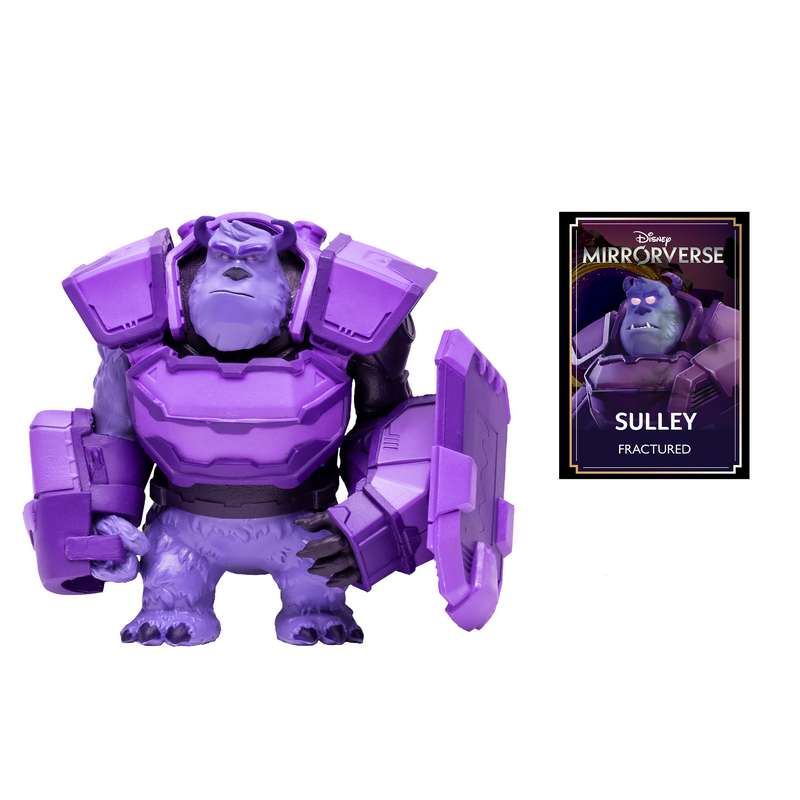 DISNEY MIRRORVERSE 5IN SCALE WV2 SULLEY FRACTURED ACTION FIGURE