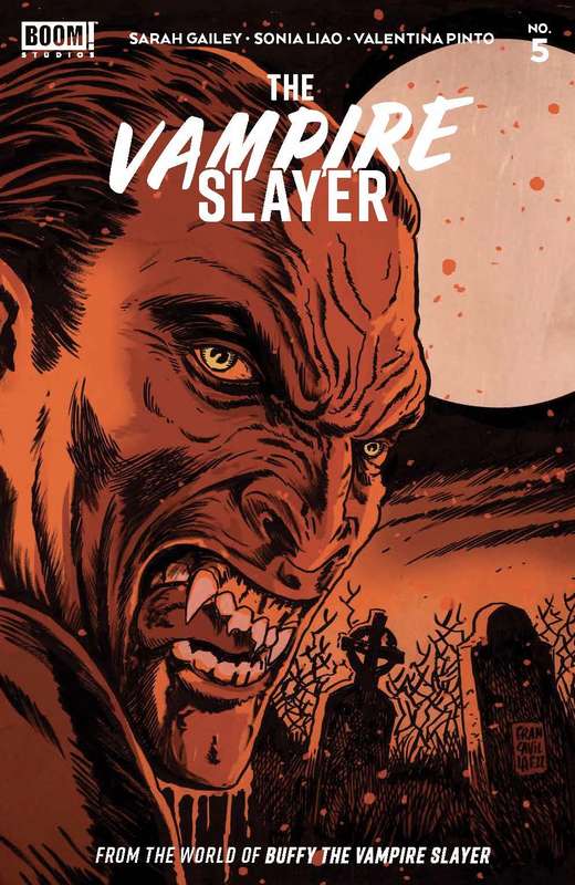 VAMPIRE SLAYER (BUFFY) #5 CVR B BLOOD RED VARIANT FRANCAVILLA