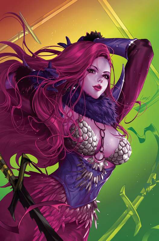 RED SONJA (2021) #12 CVR R 1:10 FOC RATIO VARIANT LEIRIX ULTRAVIOL