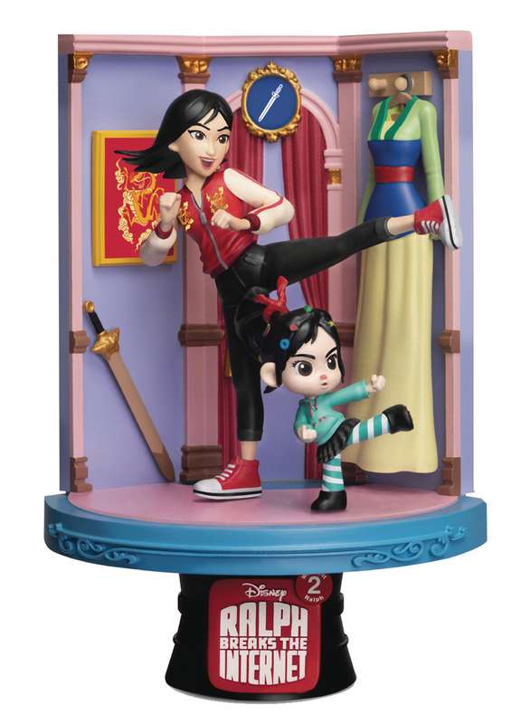 WRECK-IT RALPH 2 DS-054 MULAN D-STAGE SERIES 6IN STATUE