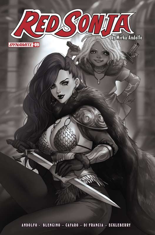 RED SONJA (2021) #9 CVR O 1:7 FOC RATIO VARIANT LI B&W