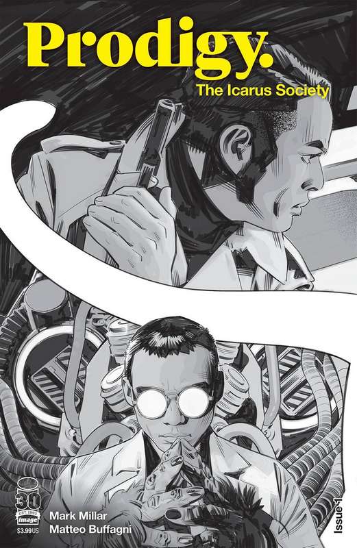 PRODIGY ICARUS SOCIETY #1 (OF 5) CVR B BUFFAGNI B&W (MR)