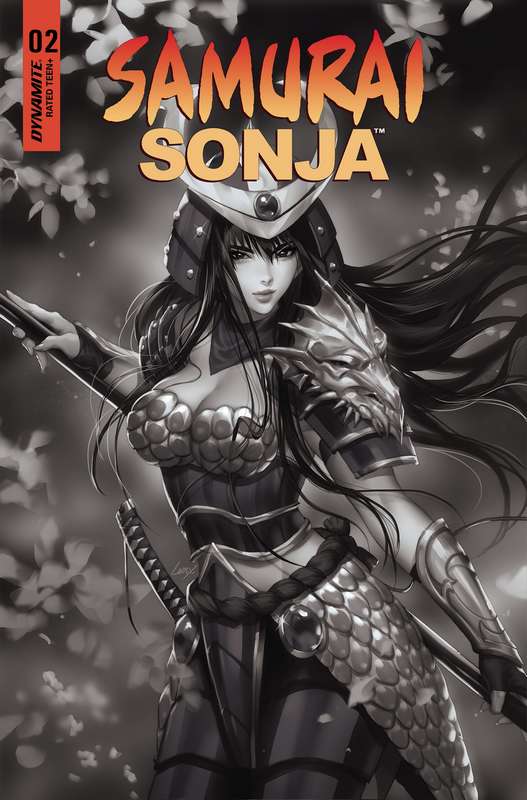 SAMURAI SONJA #2 CVR F 1:10 RATIO VARIANT LEIRIX B&W