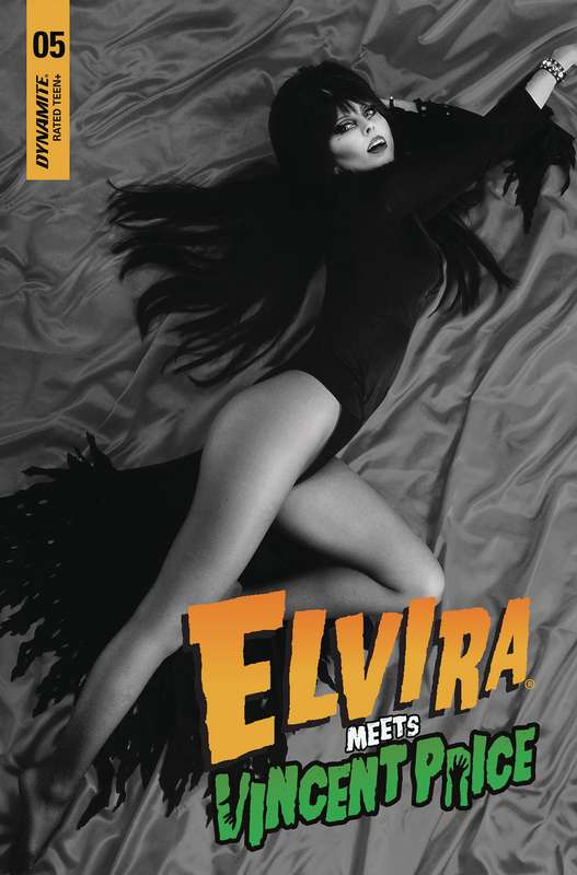 ELVIRA MEETS VINCENT PRICE #5 CVR E 1:10 RATIO VARIANT PHOTO B&W