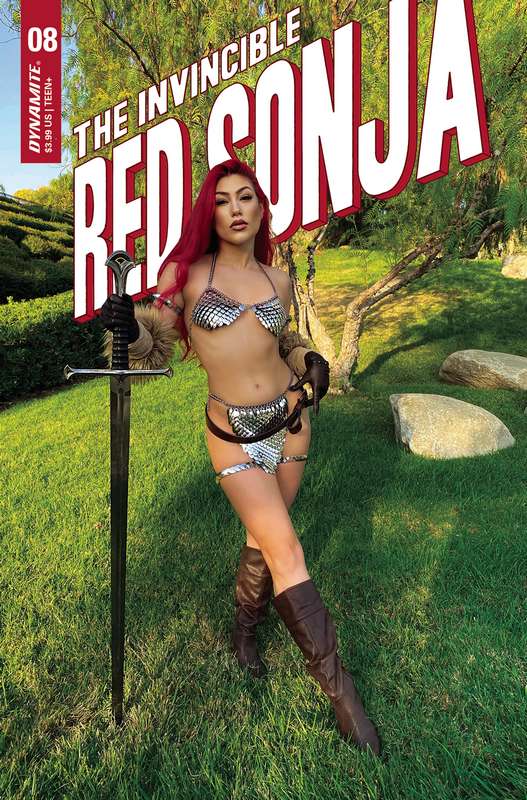 INVINCIBLE RED SONJA #8 CVR E COSPLAY