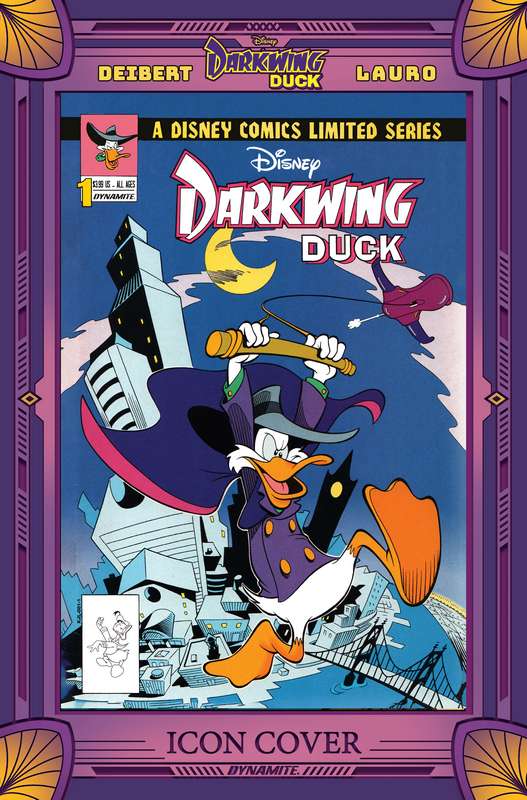 DARKWING DUCK #1 CVR H 1:10 RATIO VARIANT MOORE MODERN ICON 1991