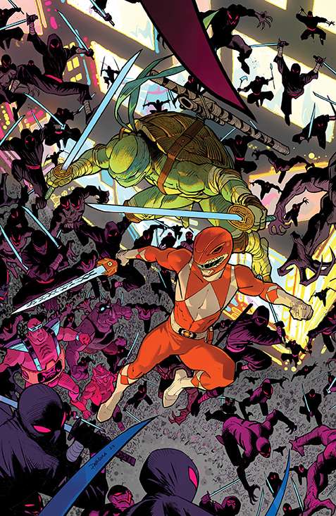 MMPR TMNT II #1 (OF 5) CVR A CONNECTING VARIANT 1 MORA