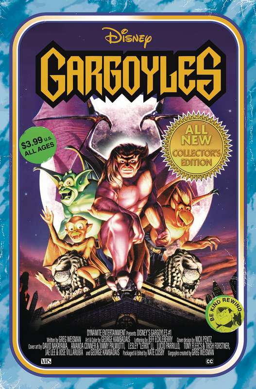 GARGOYLES #1 CVR K 1:20 RATIO VARIANT VIDEO PACKAGING