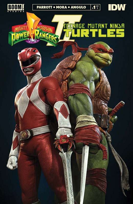 MMPR TMNT II #1 (OF 5) 2ND PTG GRASSETTI