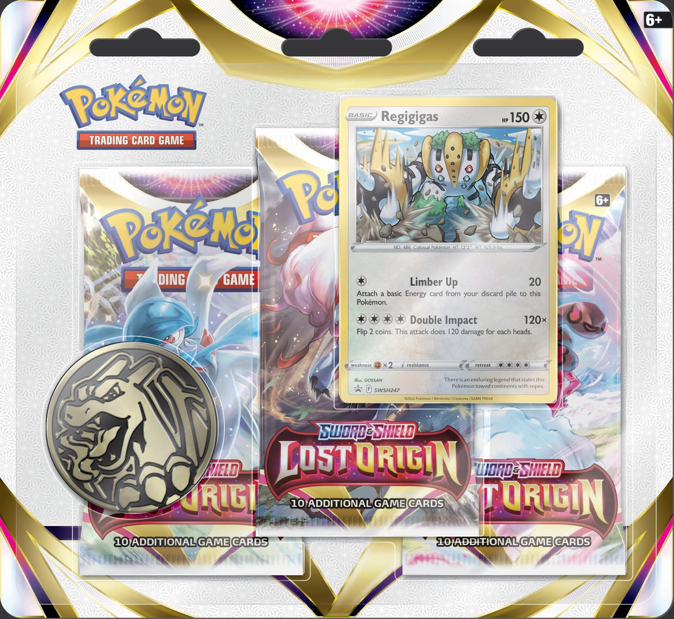 Pokemon TCG (PKMN): Lost Origin Three-Booster Blister