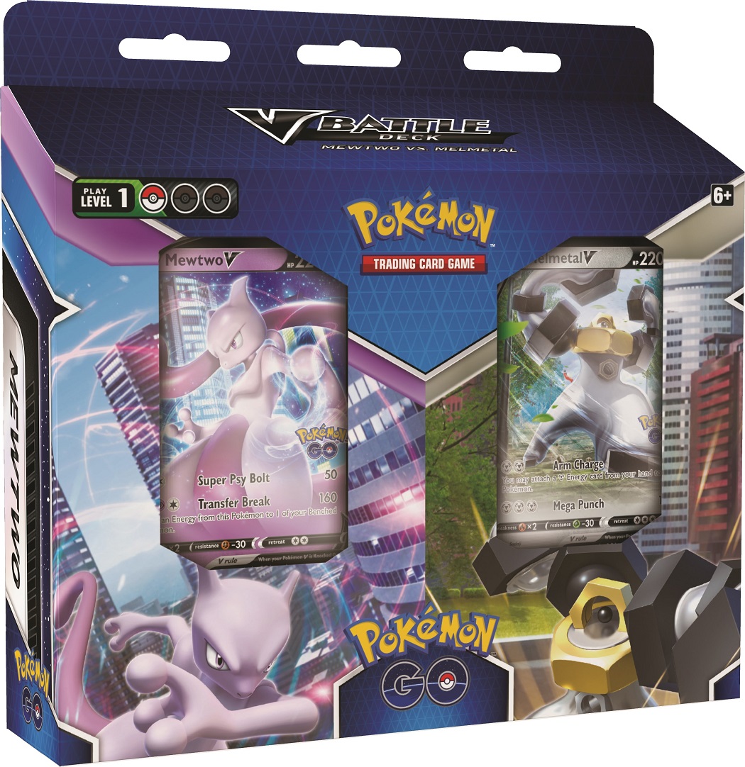 Pokemon TCG (PKMN): Pokemon GO - V Battle Decks - Mewtwo V VS Melmetal V (Double Deck Bundle)