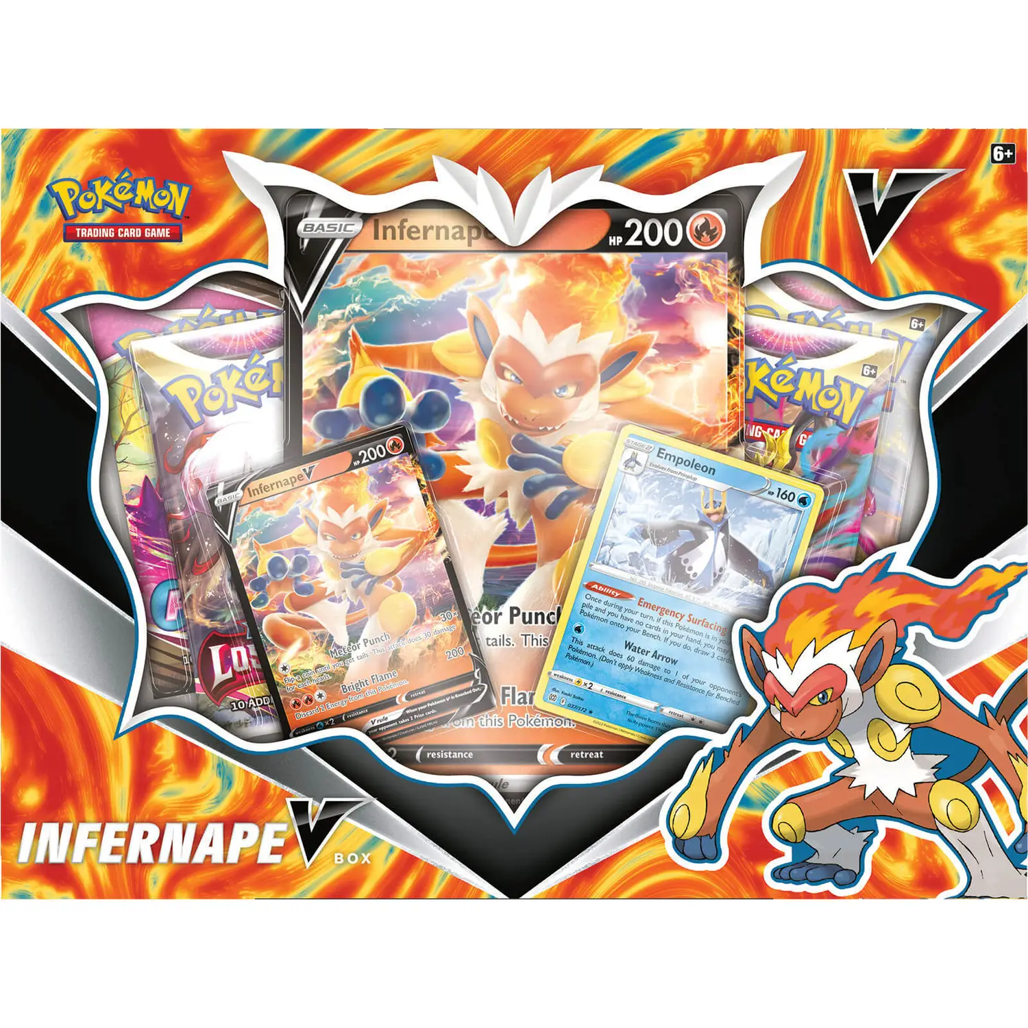 Pokemon TCG (PKMN): Infernape V box