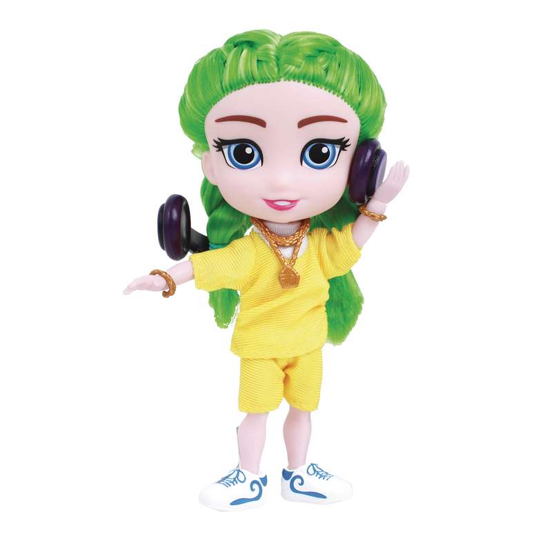 FOR KEEPS ELLA GIRL WITH CUPCAKE KEEPSAKE LIME HAIR 5IN ACTION FIGURE