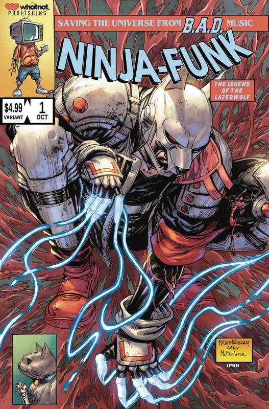 NINJA FUNK #1 (OF 4) CVR C KIRKHAM LAZERWOLF VARIANT (MR)