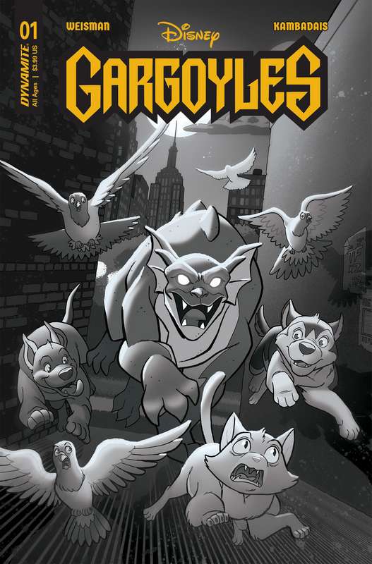 GARGOYLES #1 CVR ZD 1:10 FOC RATIO VARIANT FLEECS & FORSTNER B&W