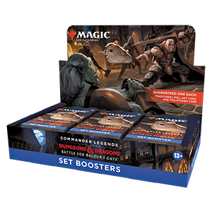 Magic the Gathering (MTG): Commander Legends Baldurs Gate SET BOOSTER Box PRERELEASE