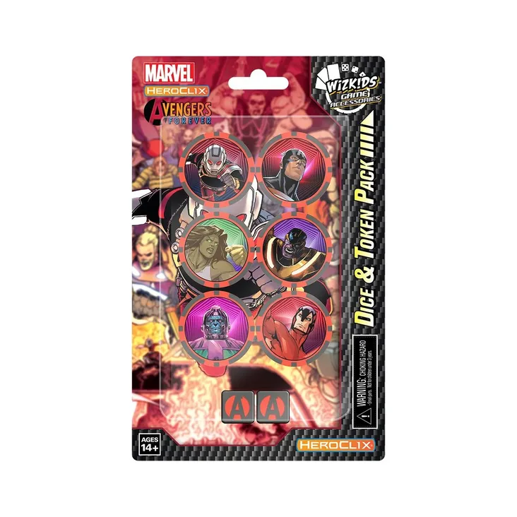 Marvel HeroClix: Avengers Forever Dice & Token Pack - Ant Man