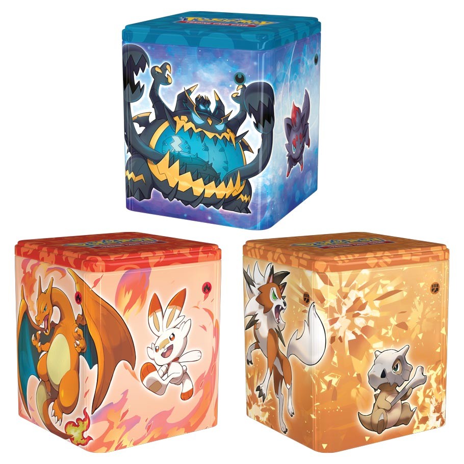 Pokemon TCG (PKMN): Fighting/Fire/Darkness Stacking Tin