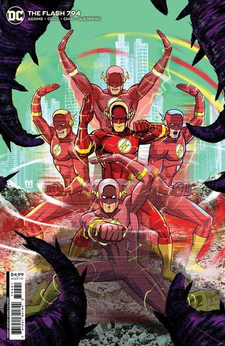 FLASH #794 CVR B MARCO DALFONSO CARD STOCK VARIANT (ONE-MINUTE WAR)