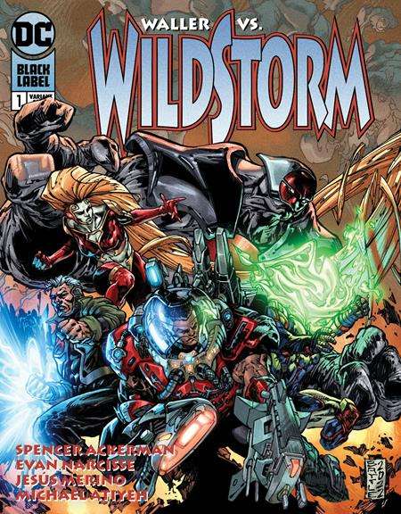 WALLER VS WILDSTORM #1 (OF 4) CVR B ERIC BATTLE VARIANT (MR)