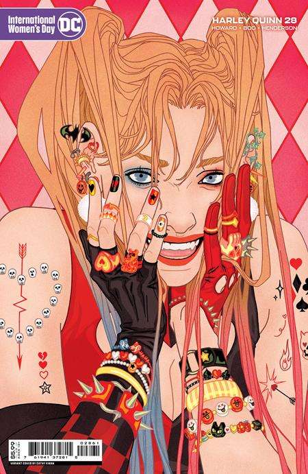 HARLEY QUINN #28 CVR F CATHY KWAN INTERNATIONAL WOMENS DAY CARD STOCK VARIANT