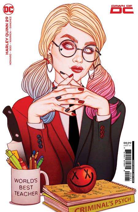 HARLEY QUINN #29 CVR B JENNY FRISON CARD STOCK VARIANT