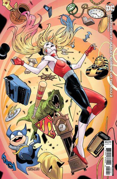 MULTIVERSITY HARLEY SCREWS UP THE DCU #2 (OF 6) CVR B VASCO GEORGIEV CARD STOCK VARIANT